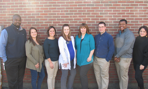 The KV Connect Steering Committee is comprised of [left to right]: Phil Bofia, Heather Thorne, Katie McCabe, Courtney Squire, Molly Woodward, Jeff Ferguson, Sean Conerly, and Samantha Burdick. Click here to learn more about KV Connect.